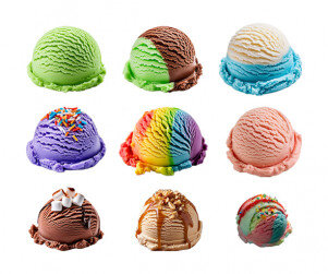 아이스크림(윗부분)