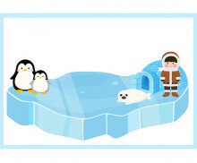 얼음 징검다리 놀이 (문구없음)