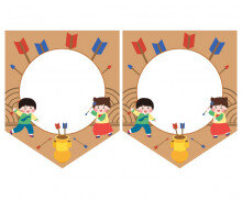 [개별도안] 투호놀이 가랜드