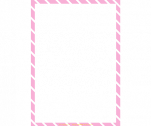 분홍 사선 테두리