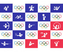 올림픽 픽토그램 포토월