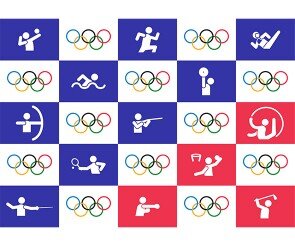 올림픽 픽토그램 포토월