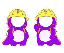 공룡 합성이미지 (2인용)