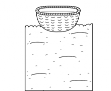 채소수확하기 도안 