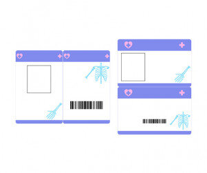 의사 명찰 만들기(정형외과)(문구없음)