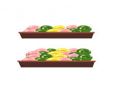 접시에 담긴 송편