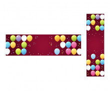 풍선 터트리기 가로 세로 배너(문구없음)