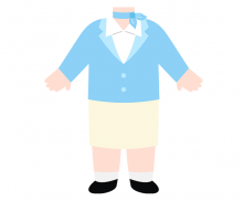 여자 승무원 합성이미지