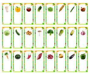 채소가게 개별 메뉴판(문구없음)