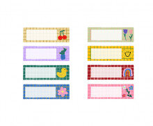 모눈종이 이름표