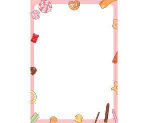 과자파티 테두리