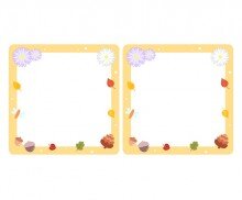 [개별도안] 가을아 반가워 사각 가랜드