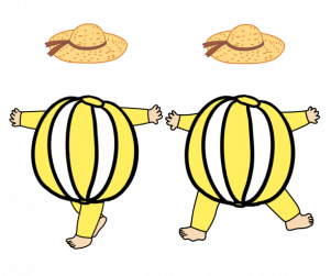 참외 합성이미지