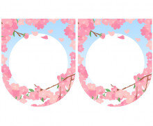 [개별도안] 벚꽃 놀이 가랜드