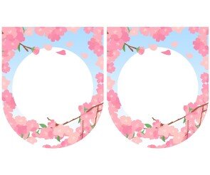 [개별도안] 벚꽃 놀이 가랜드