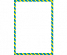 파랑 노랑 사선 테두리