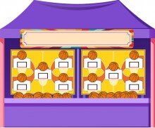 공 던지기 가게 배경(문구없는)