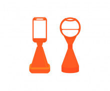 주차금지 표지판(문구없음)