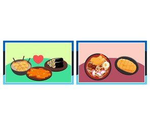 매점 세트 메뉴판(문구없음)