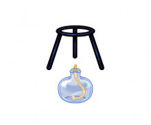 알코올램프, 받침대