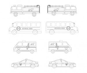 자동차 색칠 모음