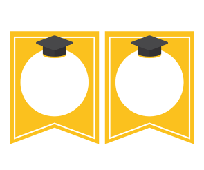 졸업을 축하해 가랜드 개별도안