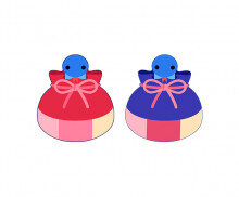 푸른 뱀과 복주머니