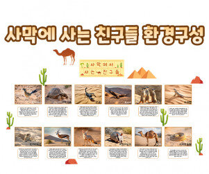 사막에 사는 친구들 환경구성