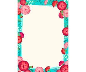 카네이션 테두리