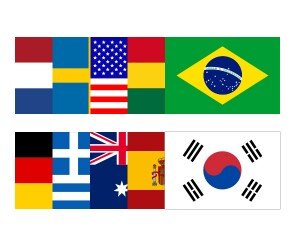 세계 여러 나라 국기