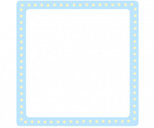 하늘 별 정사각 테두리