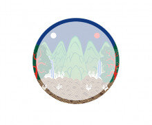 일월오봉도 라벨