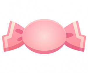 사탕가게 간판 (문구없음)