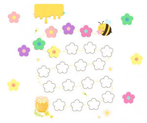 칭찬판(꿀벌)(문구없음)