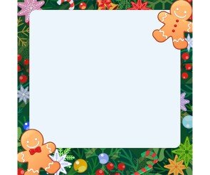 진저맨 쿠키 메모지