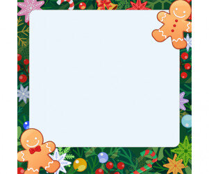 진저맨 쿠키 메모지