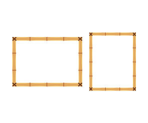 대나무 테두리(액자)