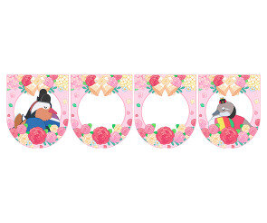 [개별도안] 5월 21일 부부의 날 원앙 가랜드