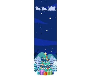 Merry Christmas 트리 세로 배너(문구없음)