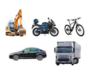 교통기관 (승용차,자전거,트럭,오토바이,굴삭기)