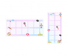 나의 꿈은 무엇일까 원고지 레터링(문구없음)