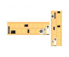 전기로 움직이는 생활도구 원고지 레터링(문구없음)