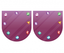 [개별도안] 자수정방 가랜드