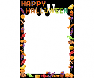 할로윈 사탕 배경