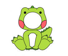 아기공룡 합성이미지