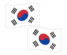 펄럭이는 태극기