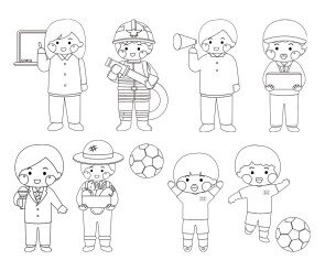 직업 색칠 모음