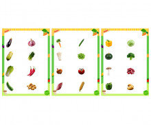 채소가게 메뉴판(문구없음)