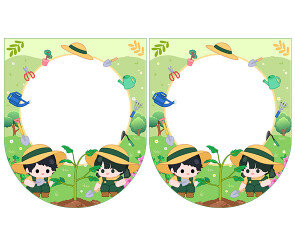 [개별도안] 나무를 심는날 가랜드