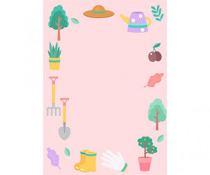 식목일 배경 (세로, 문구없음)